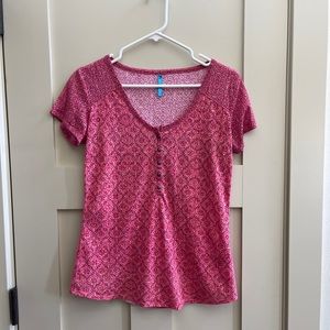 Kuhl Semi Sheer Henley Popover T-shirt